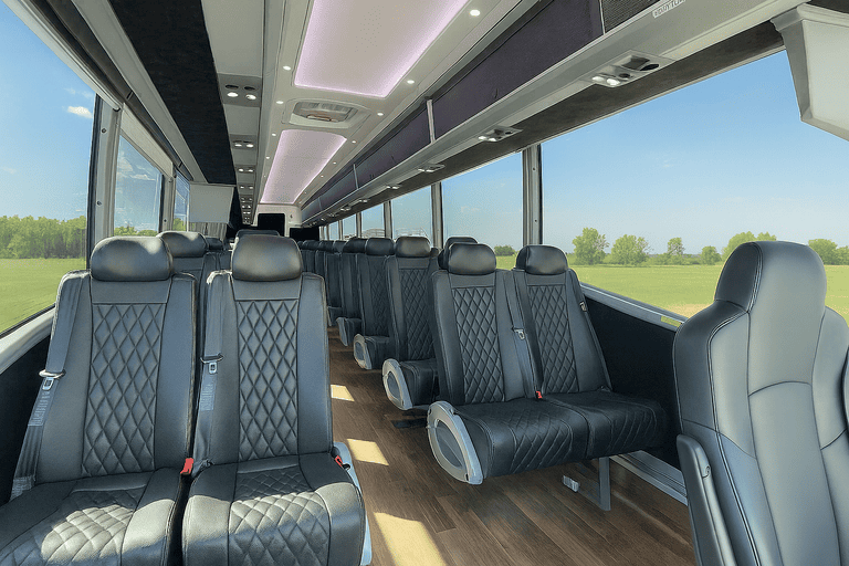 coach bus in Hanford