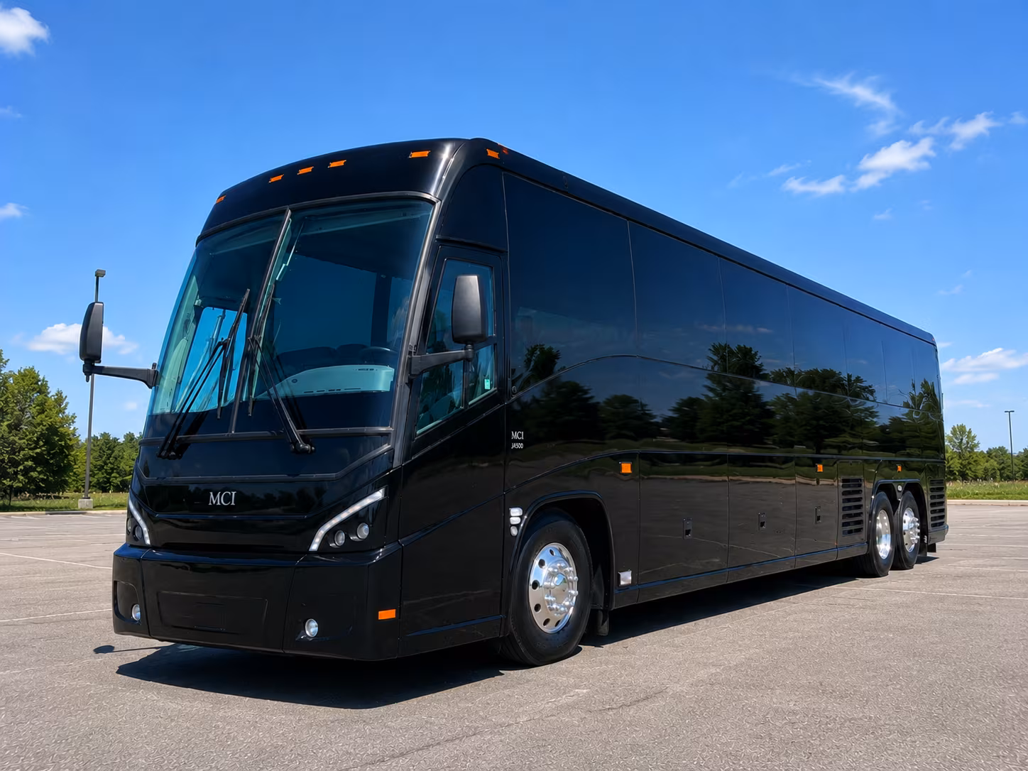 charter buses for military ceremonies graduations change of command events