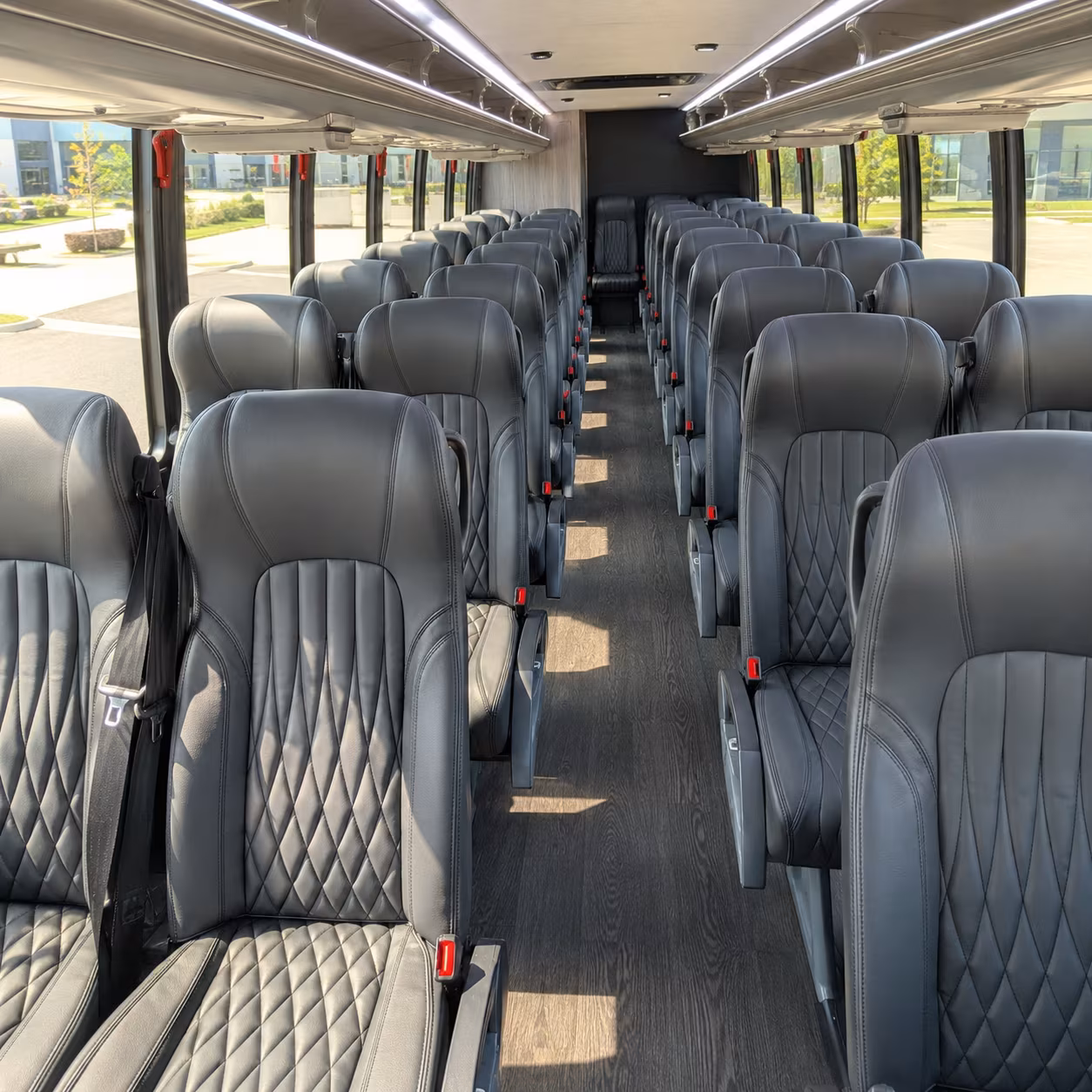 hanford 30 passenger minibus interior