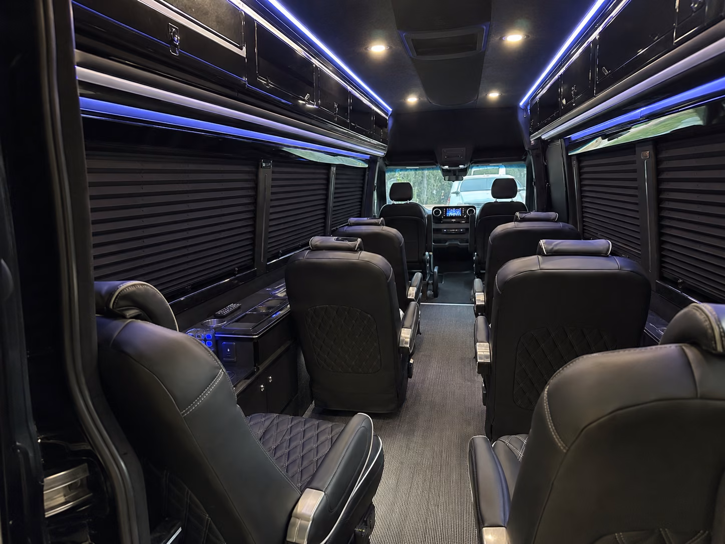 hanford airport transportation onboard seating