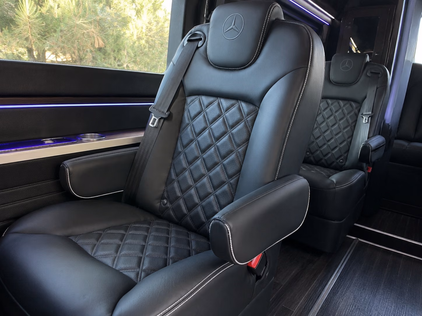 hanford corporate event transportation onboard seating