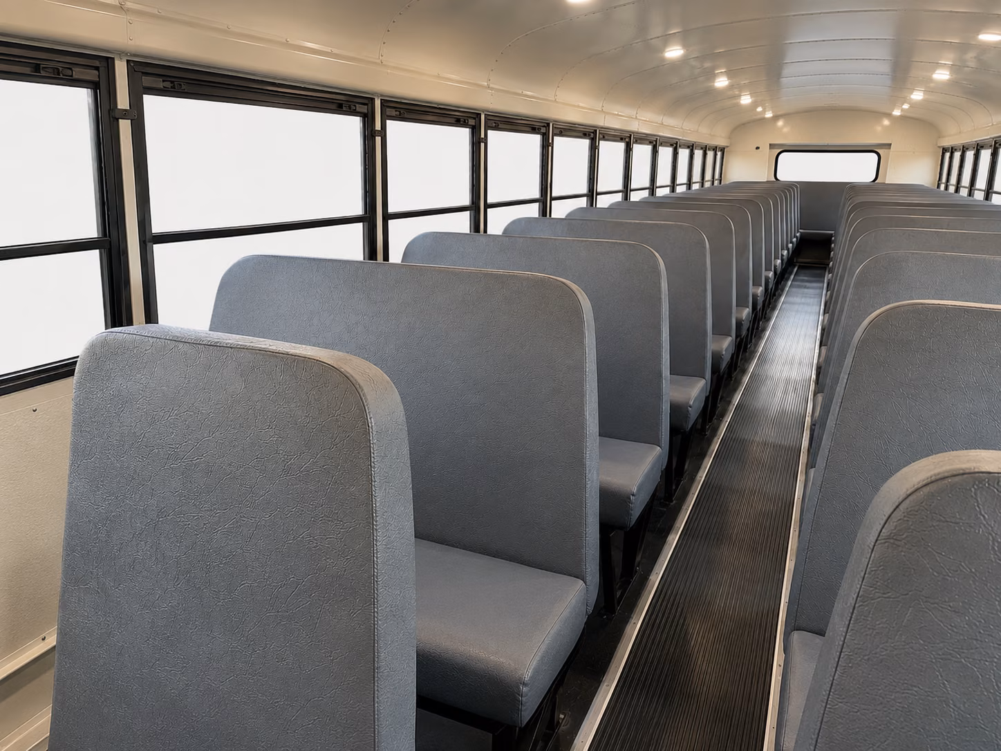 hanford school bus interior