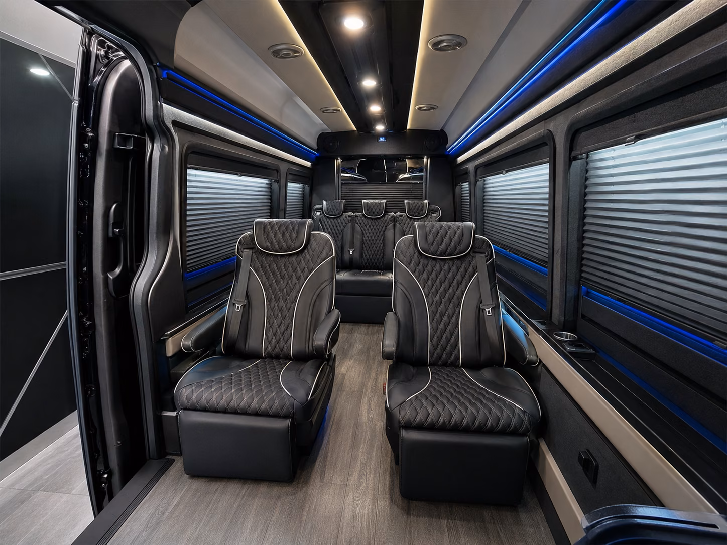 hanford sprinter van with driver interior