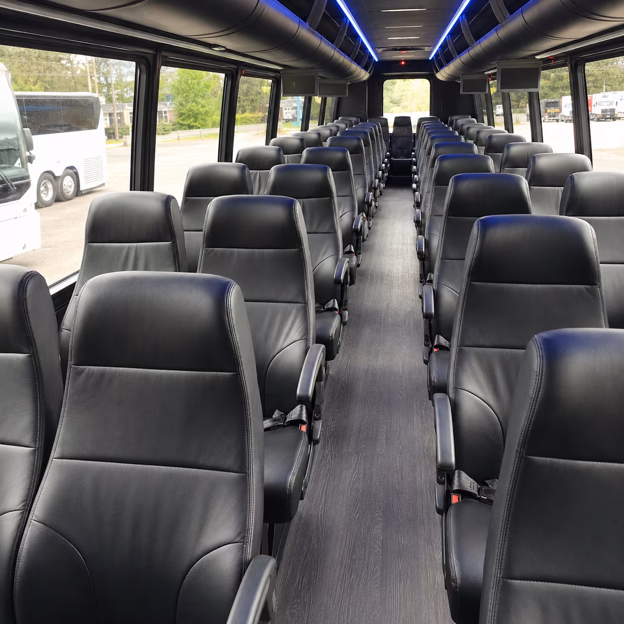 hanford wedding transportation onboard seating