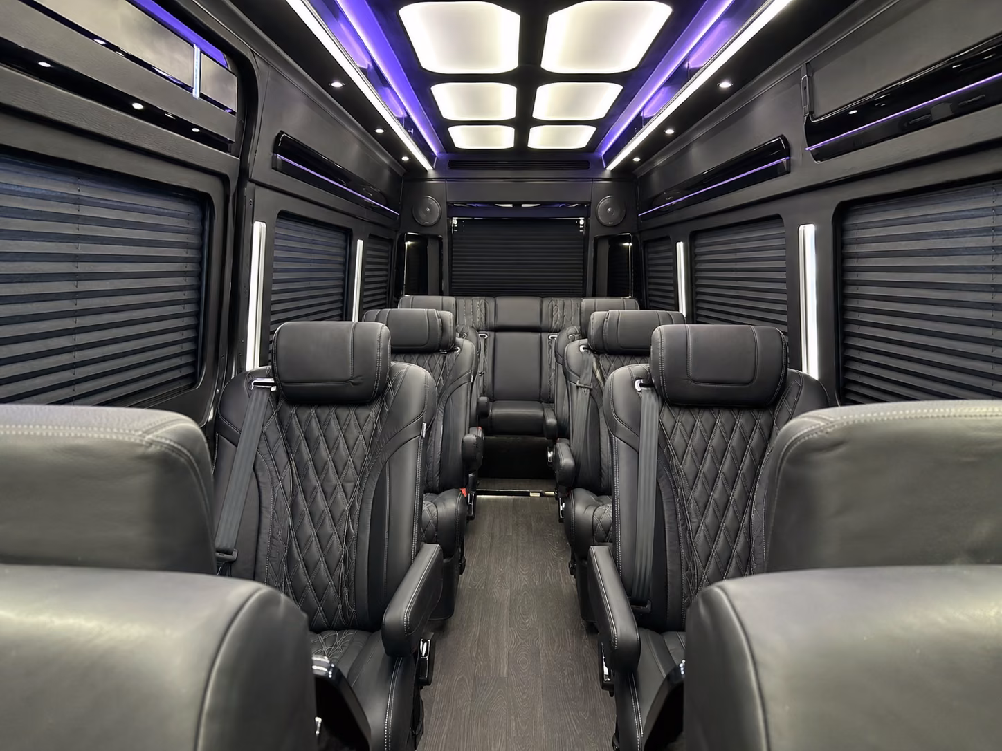 sprinter van rentals for small hanford wedding groups
