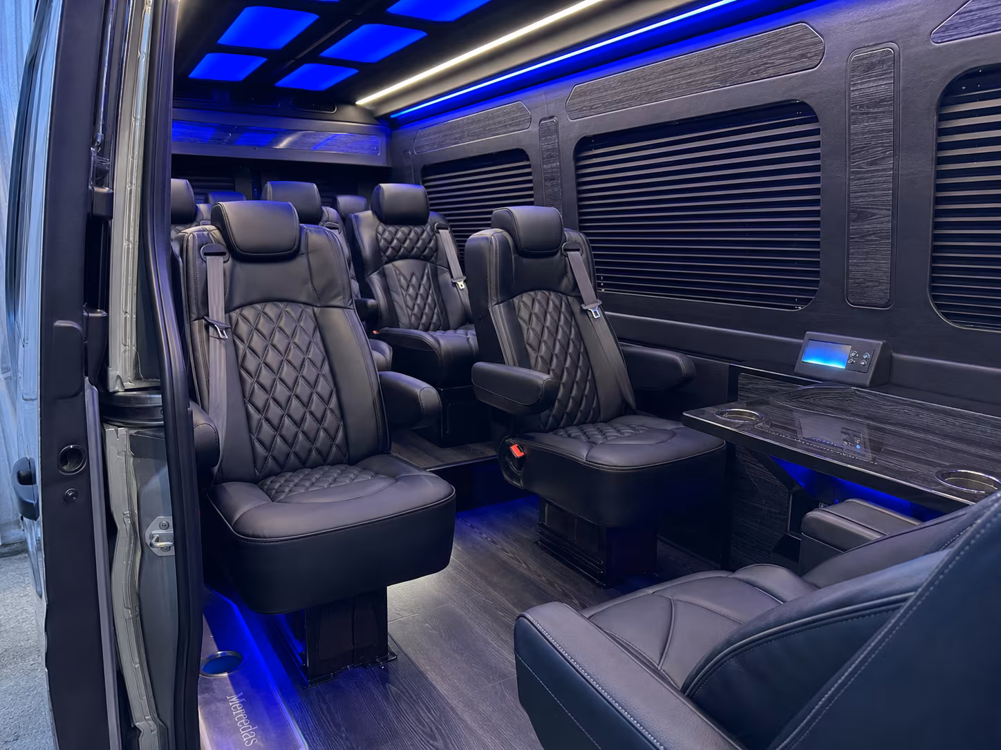 sprinter van transportation for groups and events across hanford